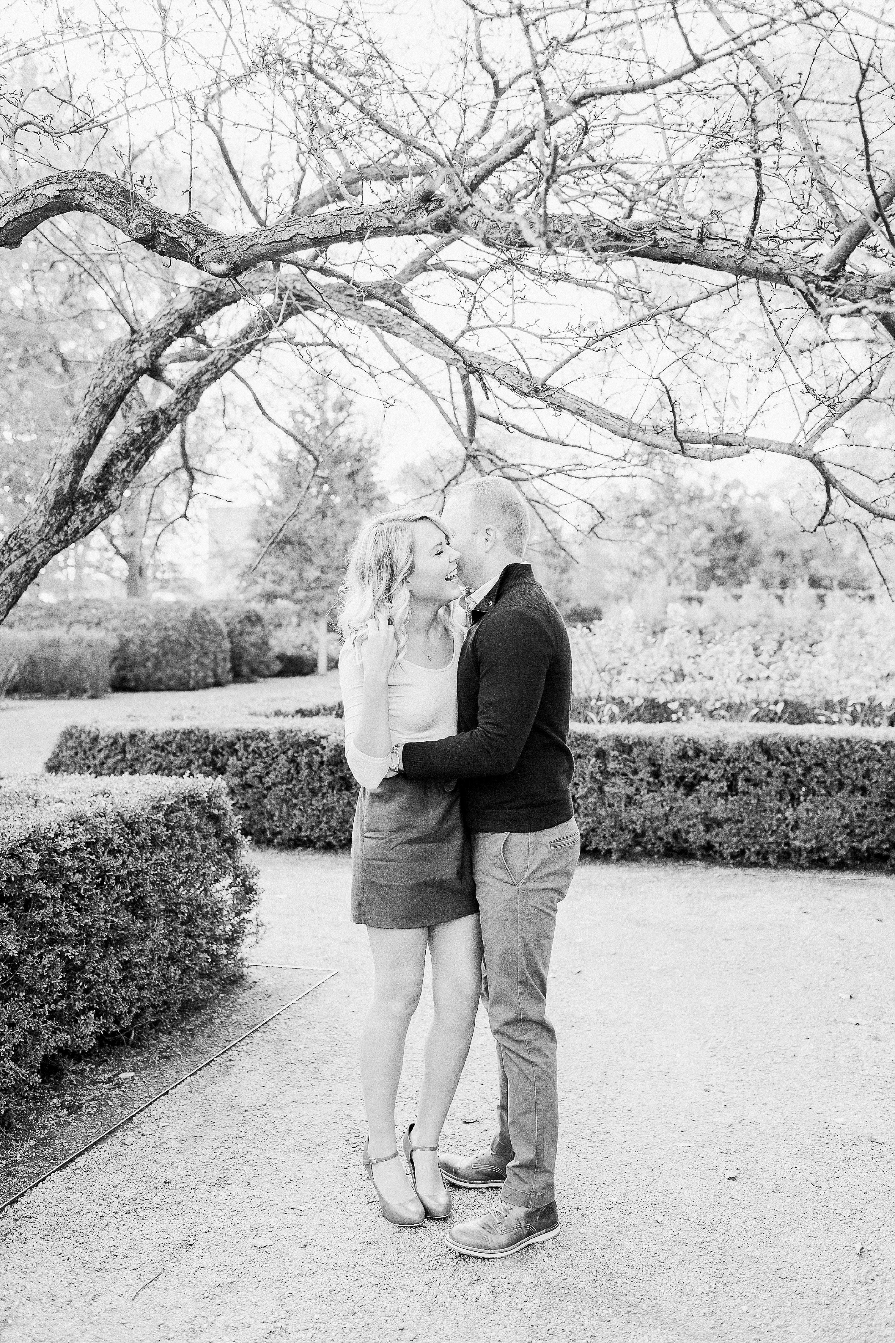 Morton Arboretum Engagement Photos in the Fall - One July Photography